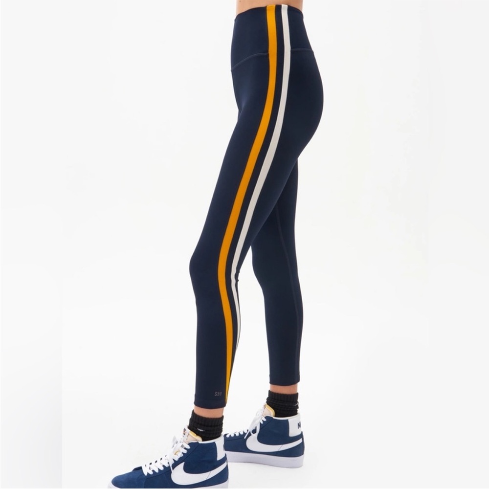Splits59 "Bianca" Techflex Legging in Blue/Marigold/White, S